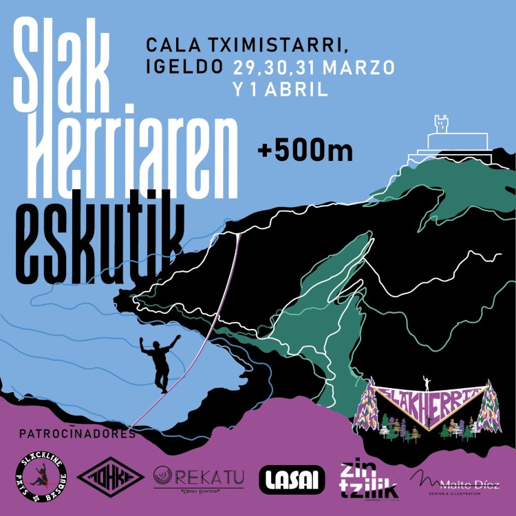 show, actuacion de equilibrio sobre cuerda floja en altura, antzuolako jaiak
fiestas de antzuola